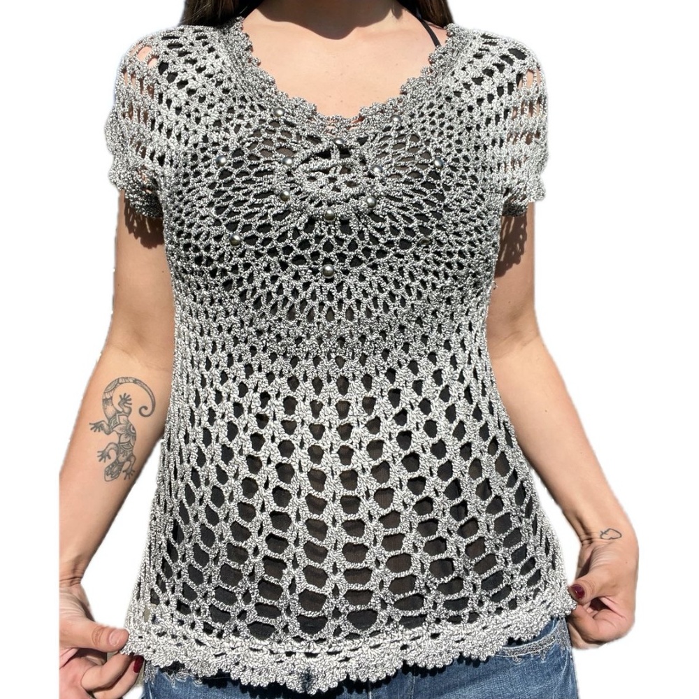 ✨Beautiful Crochet Top by Alberto Makali✨